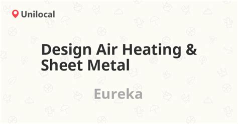 Design Air Heating and Sheet Metal in Eureka, CA 